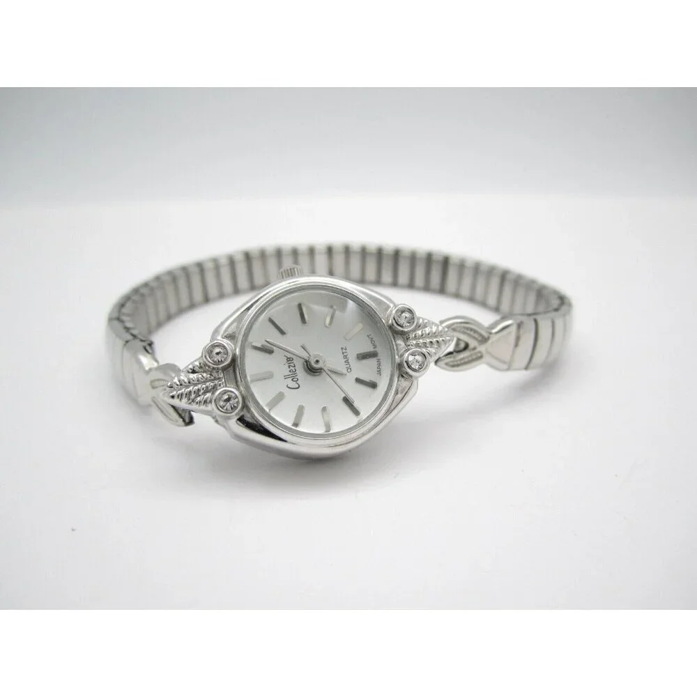 Women Collezier Quartz WR Analog 18mm Round Watch (H607) 